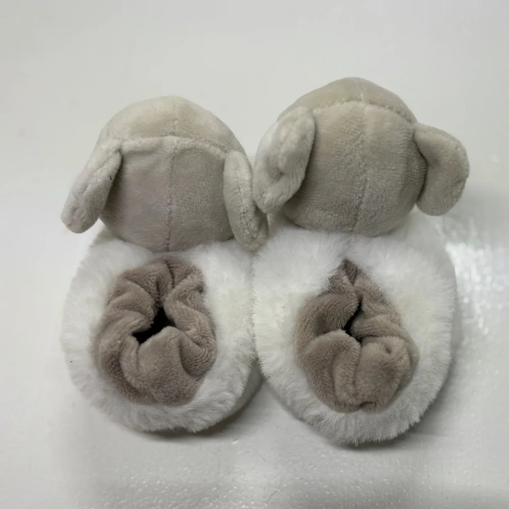 Snoozies Baby Slippers Bundle Size 1 Koala Plush + Cow Moon Soft Booties